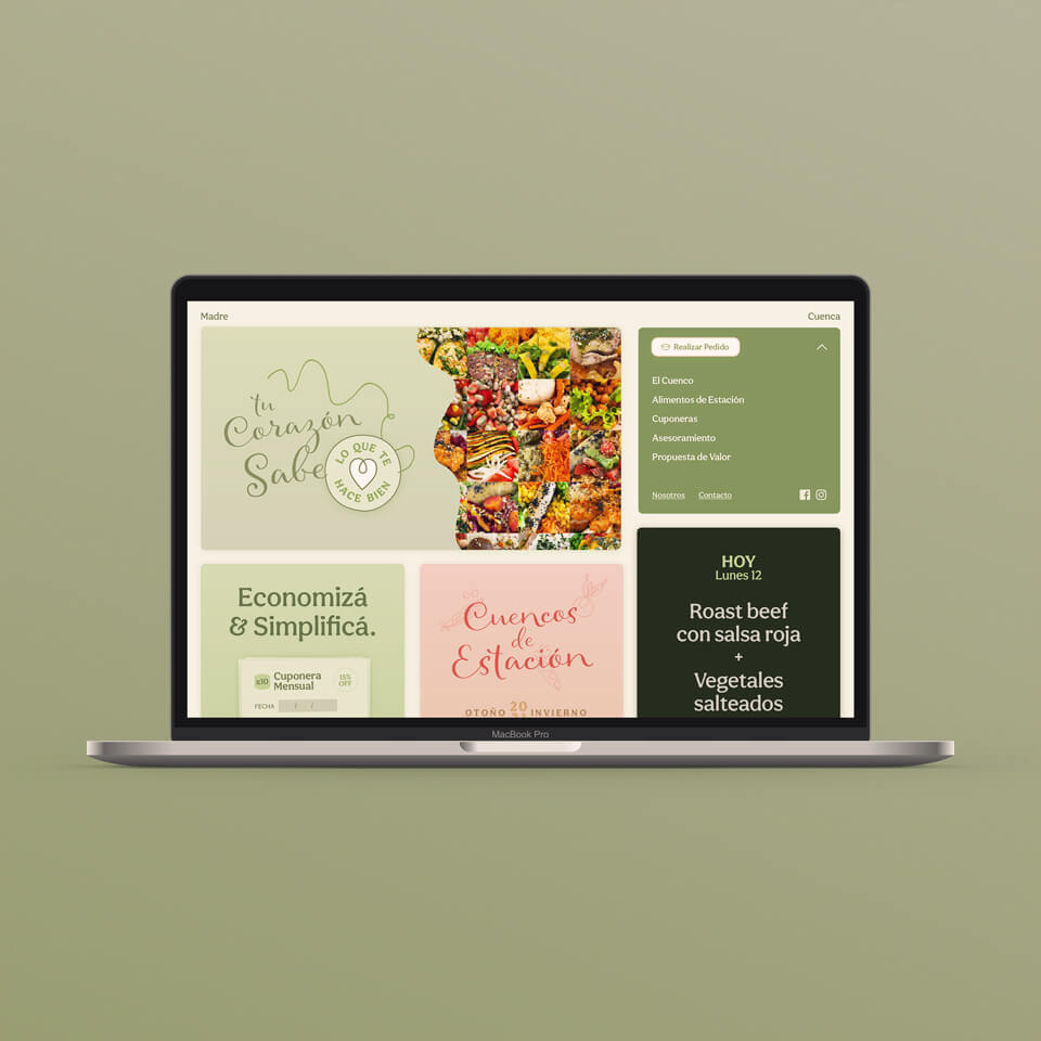 Madre Cuenca's webpage