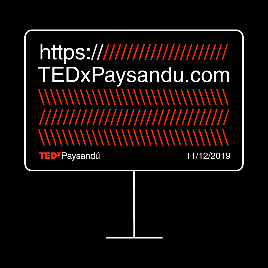 Tedx Paysandú propaganda with date