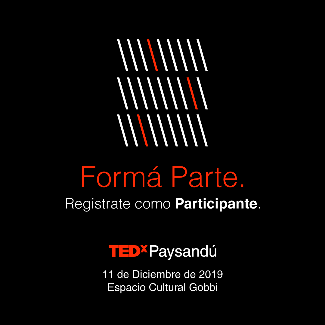 TEDx Paysandú participant invitation