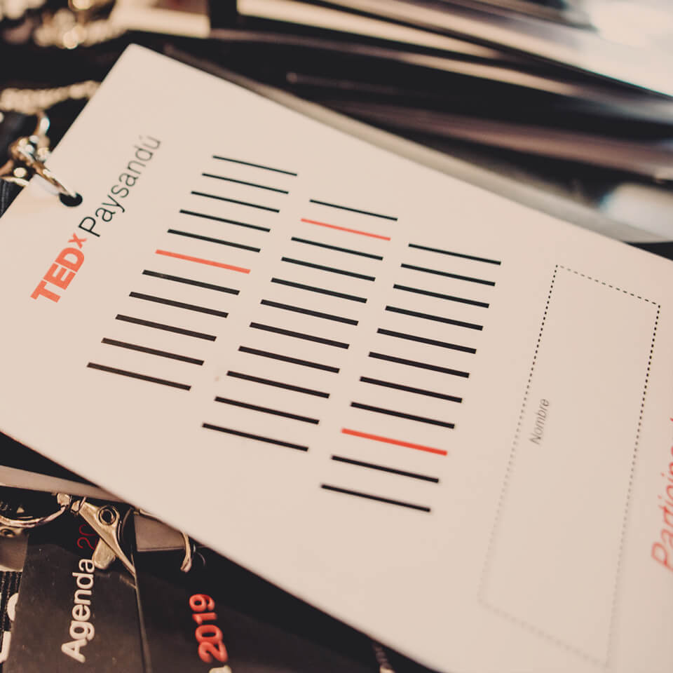 TEDx Paysandú Personal card