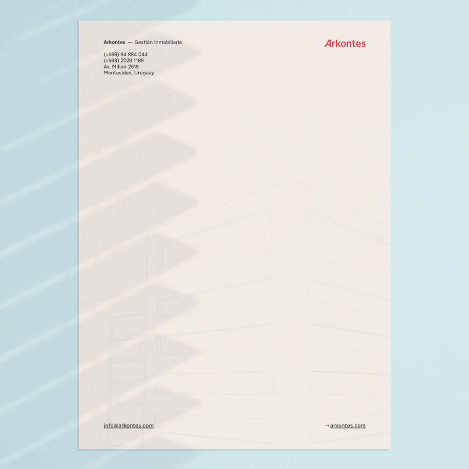 Arkontes - Letterhead design