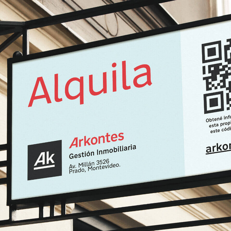 Arkontes - Property rent sign