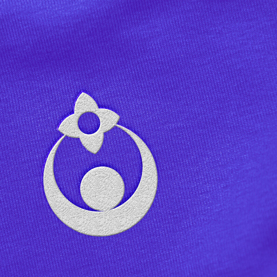 Logo application on cloth