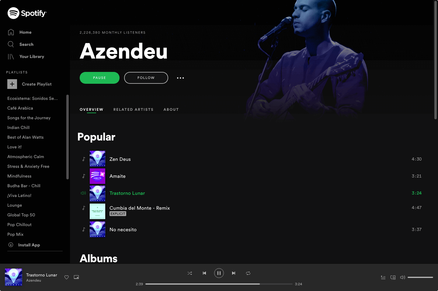 Azendeu on spotify