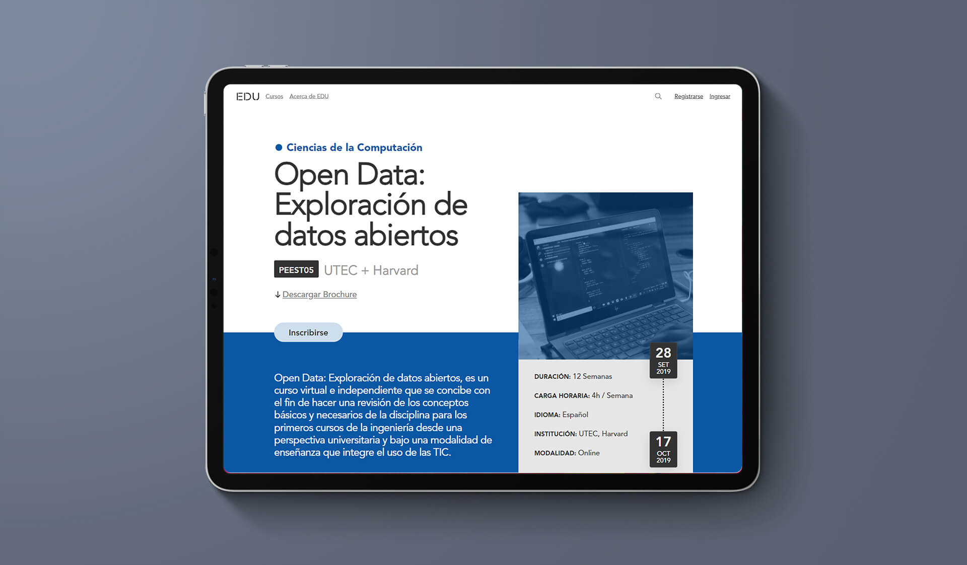 Website responsive on iPAd pro