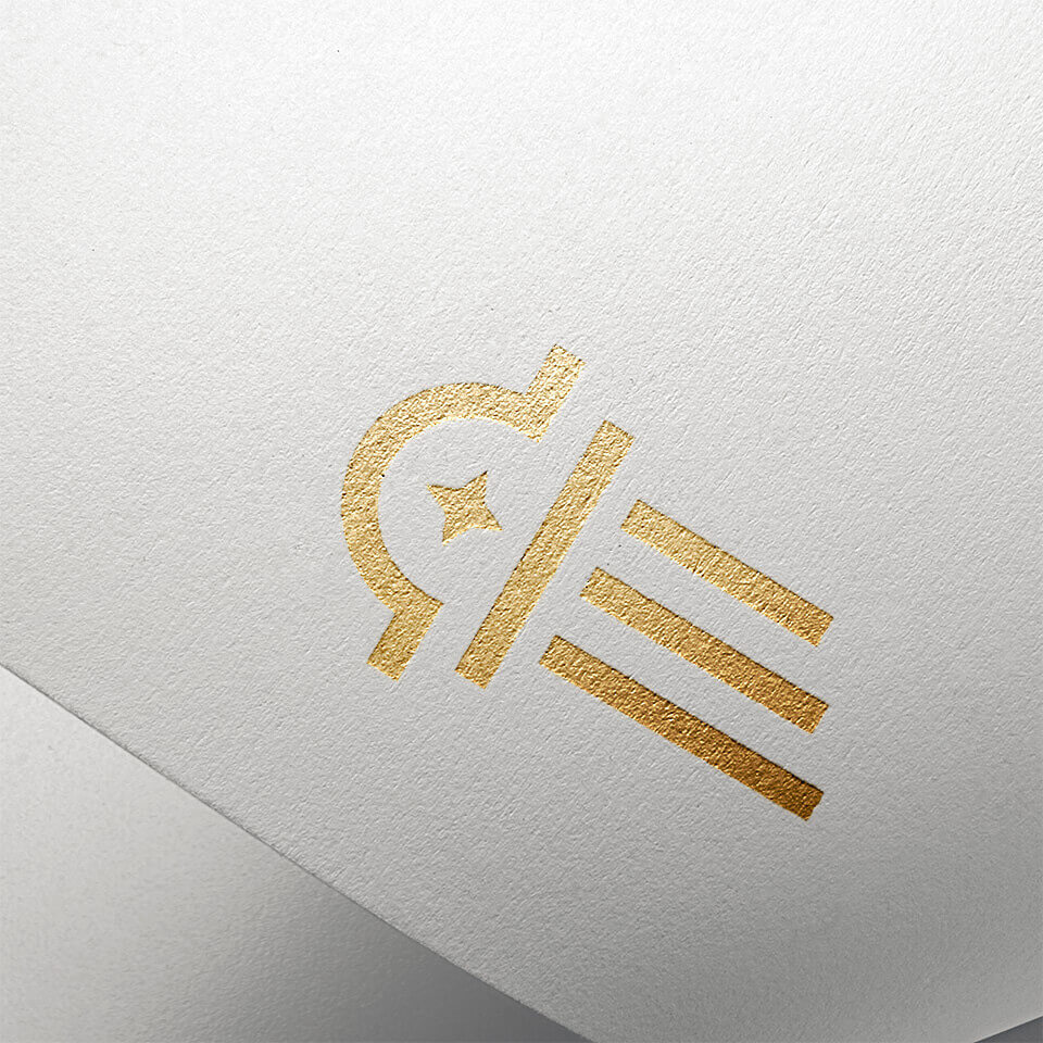 Logo application on paper